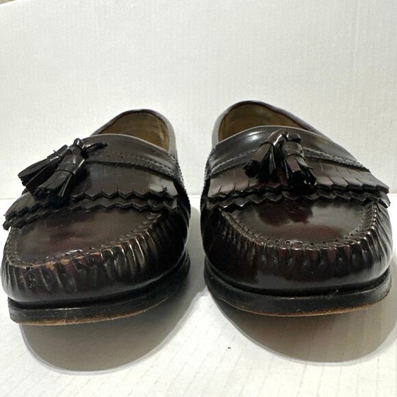 G. H. Bass Weejuns Frazier Mens Leather Kiltie Tassel Loafers Shoes Size 10.5 C - Picture 6 of 12